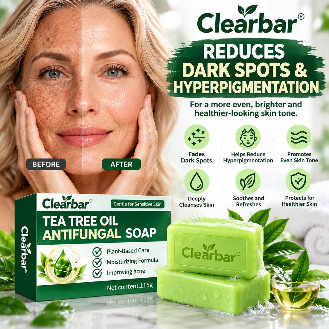 ClearBar Tea Tree Oil Soap